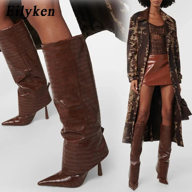 Knee High Boots Women - Eilyken 2027 Осенне-зимние женские сапоги до