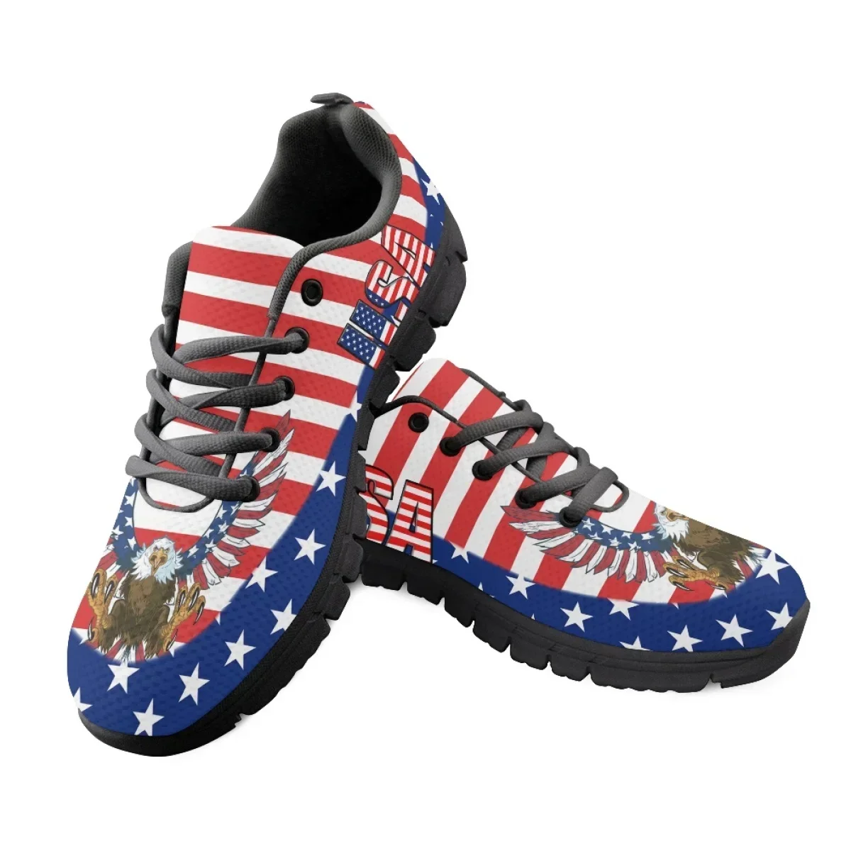 Women Shoes Tennis - Кроссовки с круглым носком из сетчатого