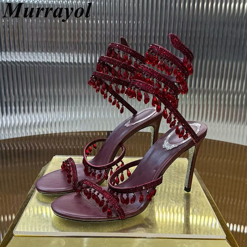 Women'S Shoes Quality - Босоножки с ремешком в форме змеи