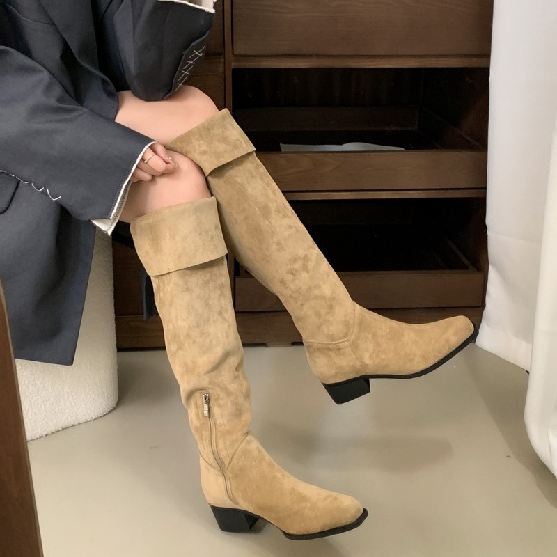 Женские высокие сапоги-ботфорт – обзор и цена Sock Boot Women