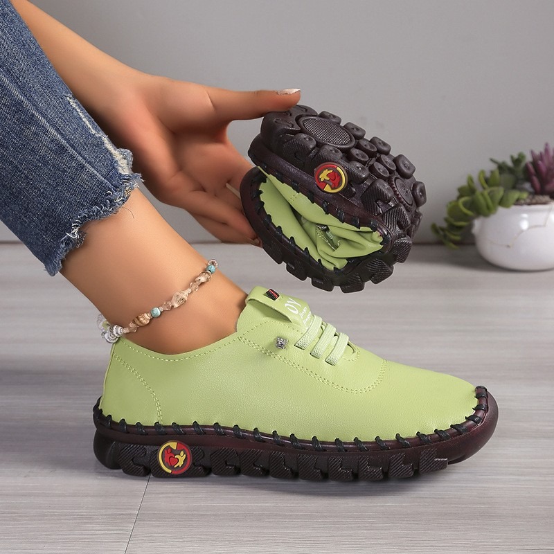 Женская кожаная повседневная о – обзор и цена Oxford Lace Up Women