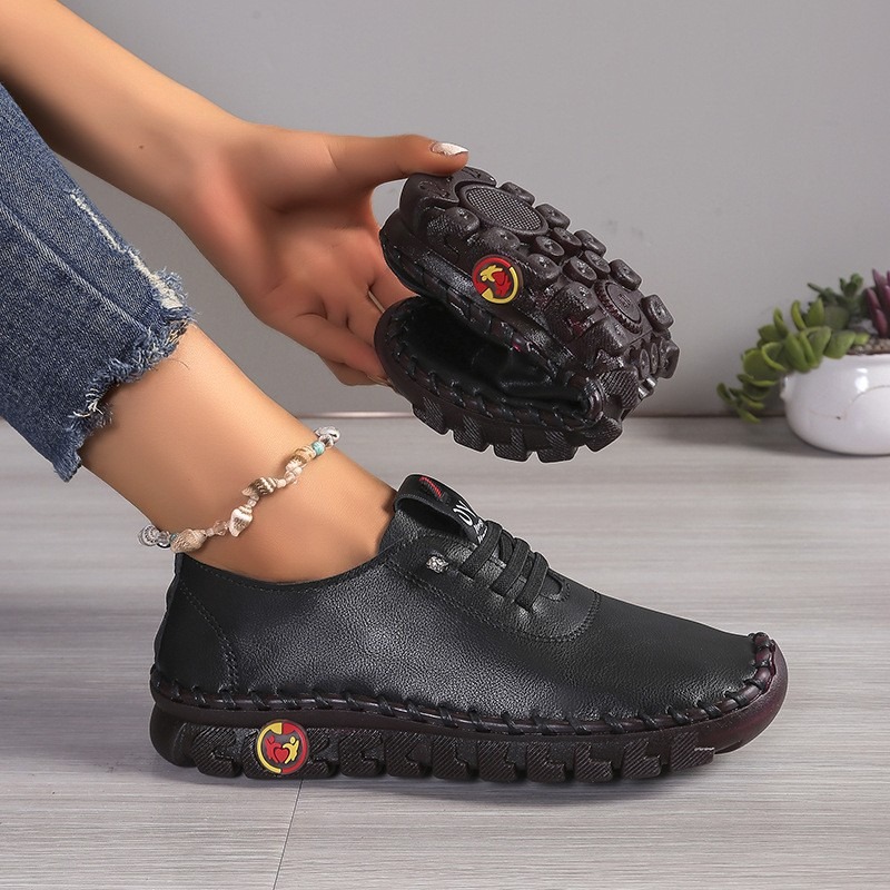 Женская кожаная повседневная о – обзор и цена Oxford Lace Up Women