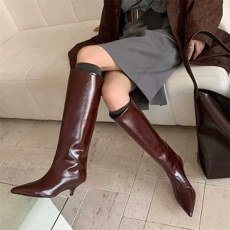 Уличный стиль: новые зимние мо – обзор и цена Knee High Boots Women