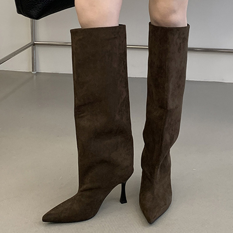 Зимние ботинки Eilyken в ретро – обзор и цена Knee High Boots Women