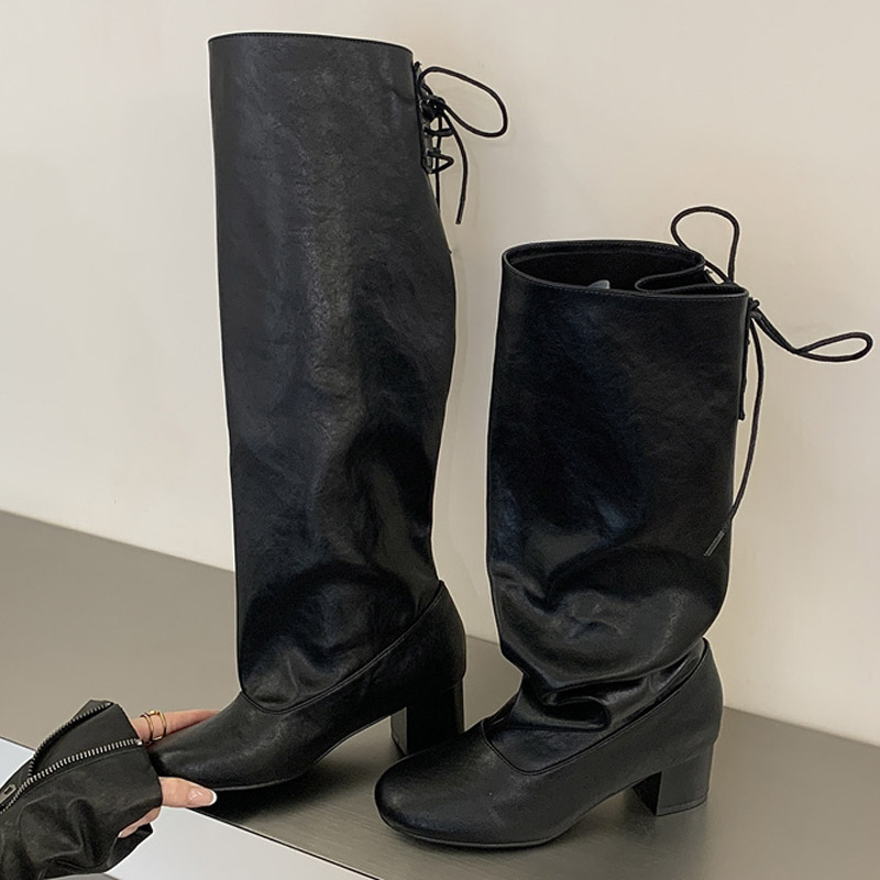 Новые зимние модные сапоги 202 – обзор и цена Knee High Boots Women