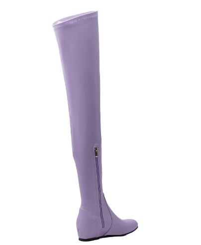 Женские лавандовые однотонные  – обзор и цена Sock Boot Women