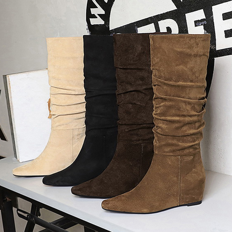 BIGTREE/Новые осенне-зимние ди – обзор и цена Knee High Boots Women